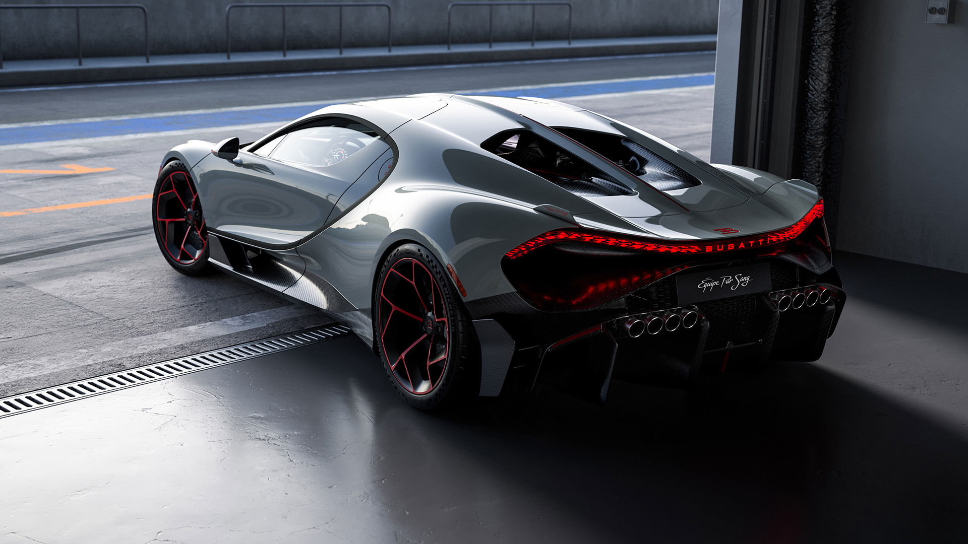 Bugatti Tourbillon Équipe Pur Sang, rear